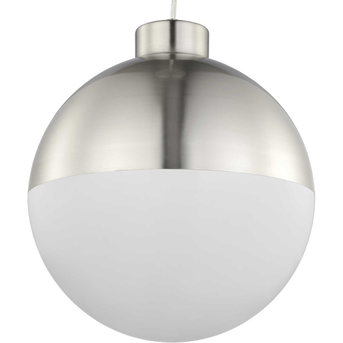 Globe LED LED 11.63 inch Brushed Nickel Pendant Ceiling Light, Progress LED