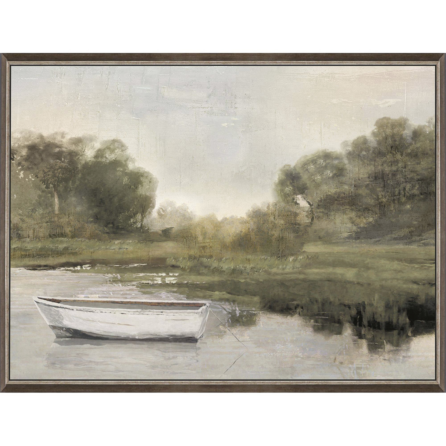 Gentle River Moor / Gentle River Still 26 X 19 inch Non-Glass Framed Art, Propac