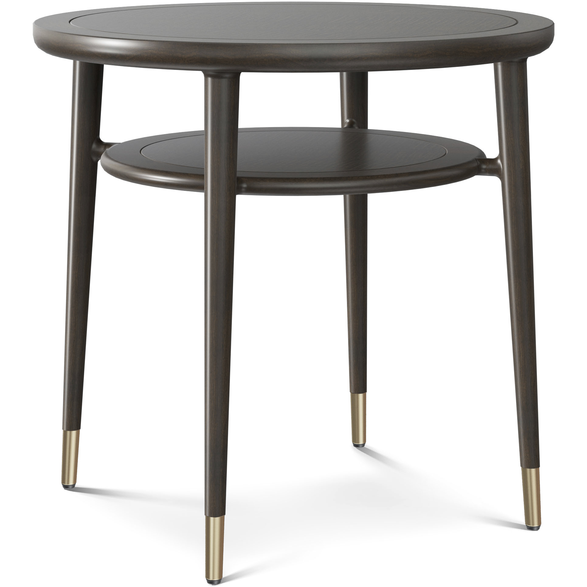Ashburton Place 26 X 26 inch Fumed Side Table, Wooden, Round, Spencer Green Park