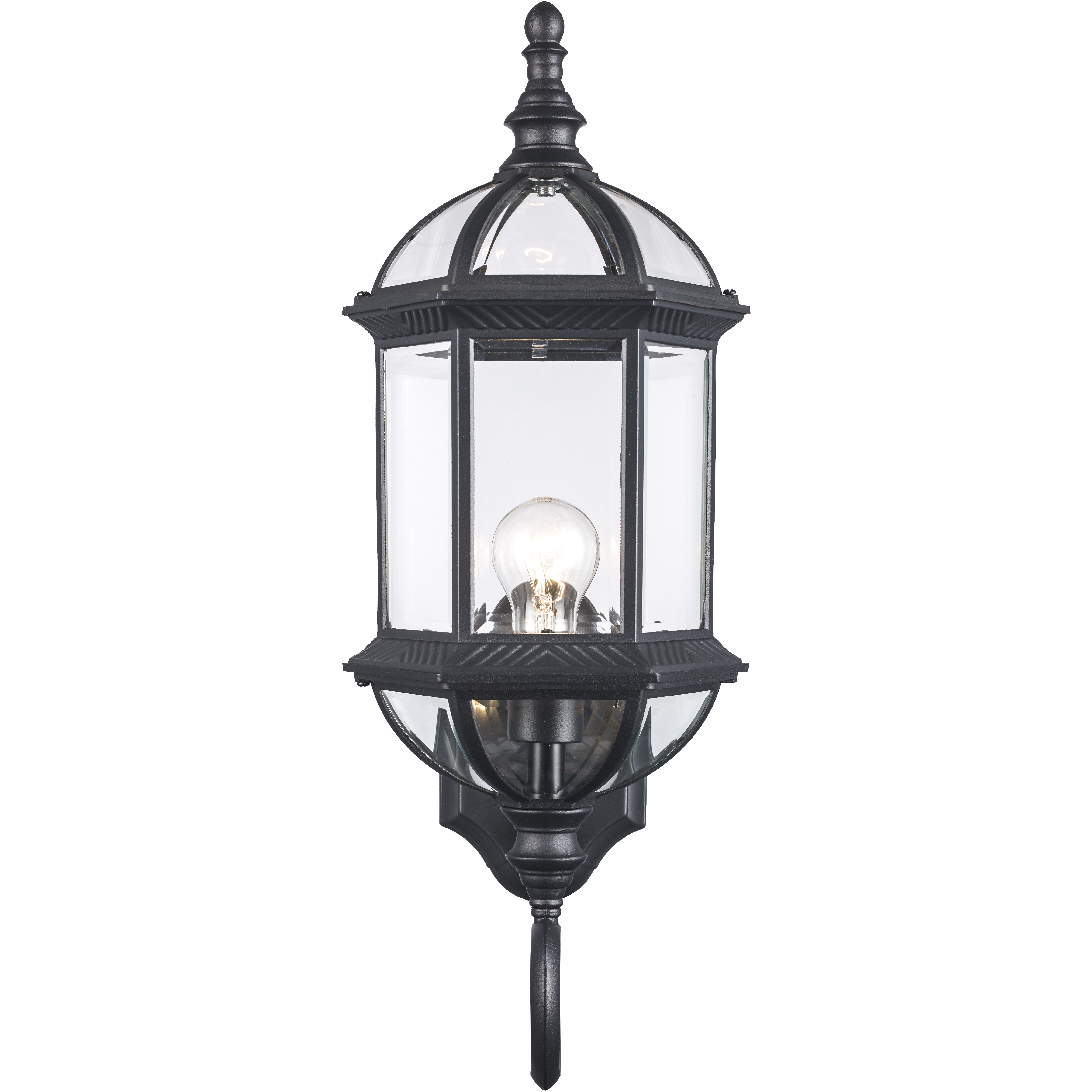 Wentworth 1 Light 22 inch Black Outdoor Wall Lantern