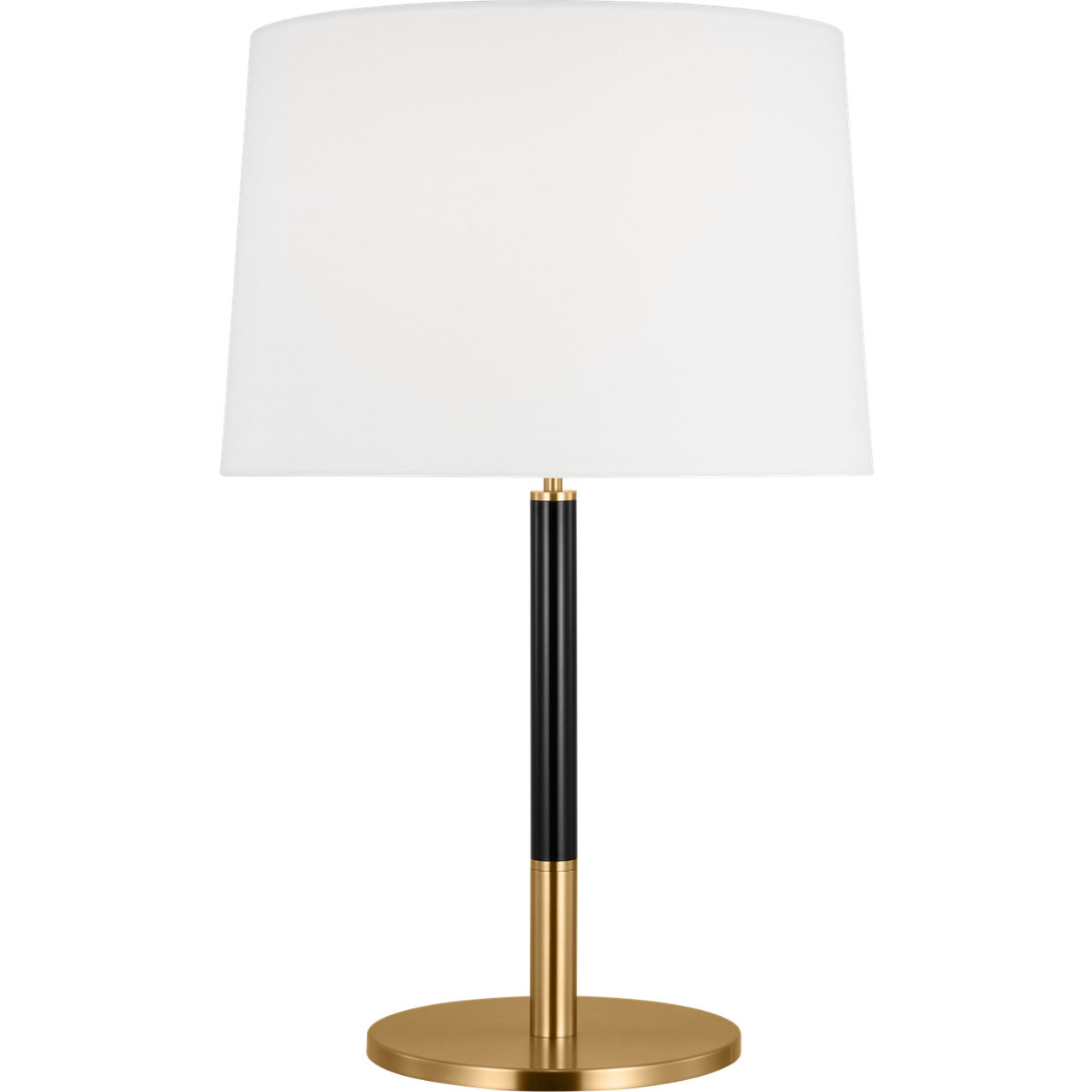 kate spade new york Monroe 27.13 inch 9 watt Burnished Brass with Gloss Black Table Lamp Portable Light