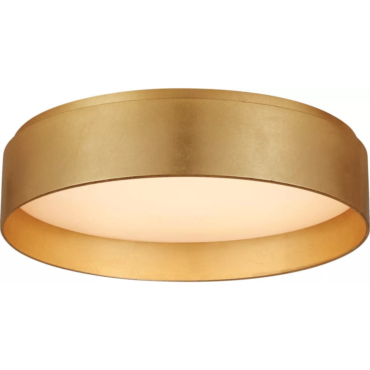 Shaw LED 14 inch Gild Flush Mount Ceiling Light, Medium