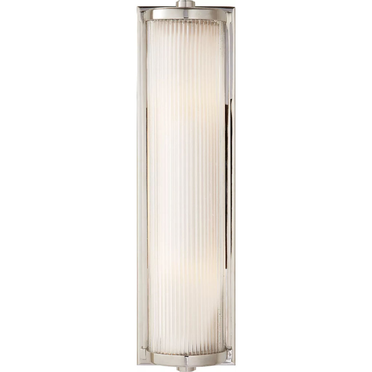 Thomas O'Brien Dresser 2 Light 5 inch Polished Nickel Bath Light Wall Light