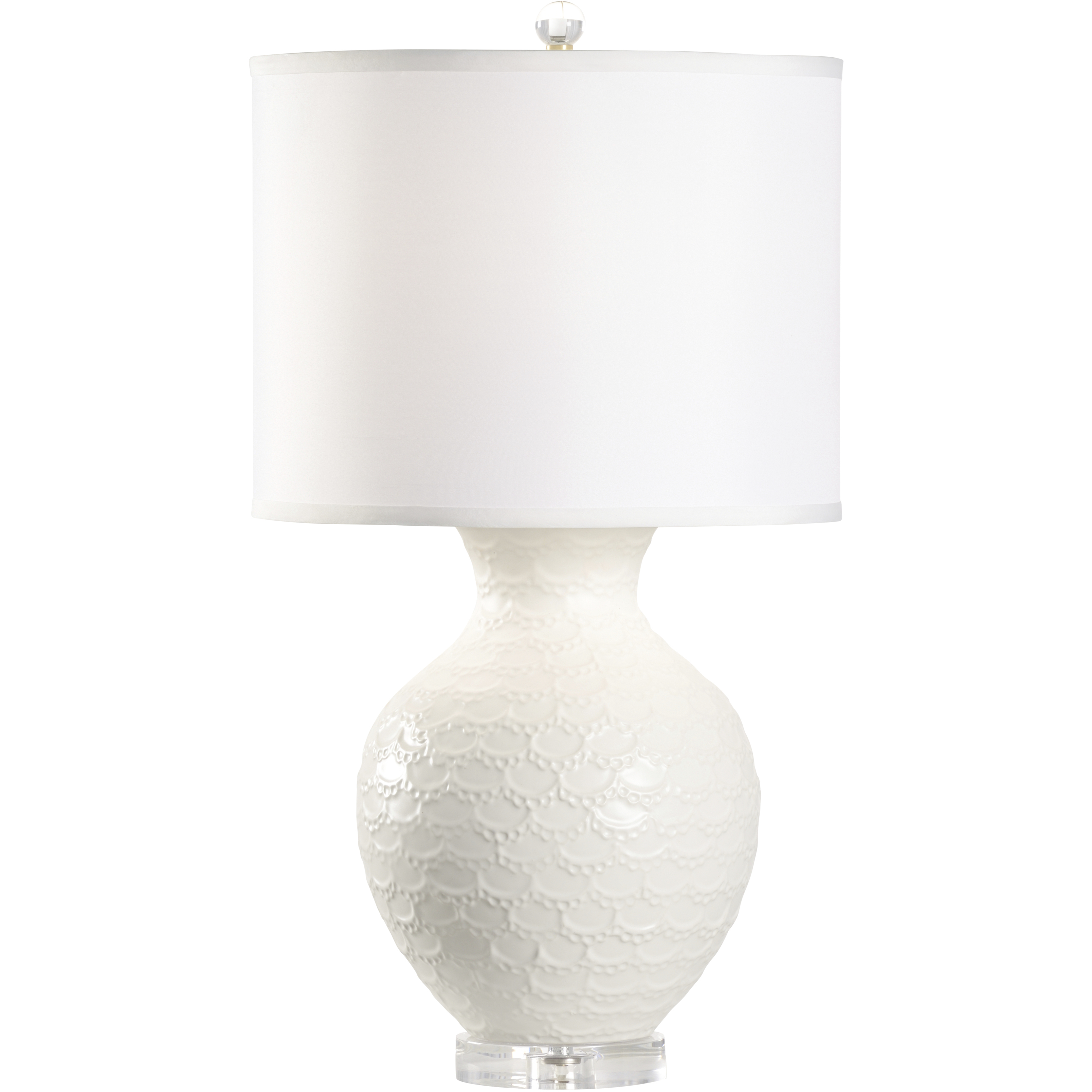 Venise 18.5 inch 100.00 watt White/Cream Table Lamp Portable Light