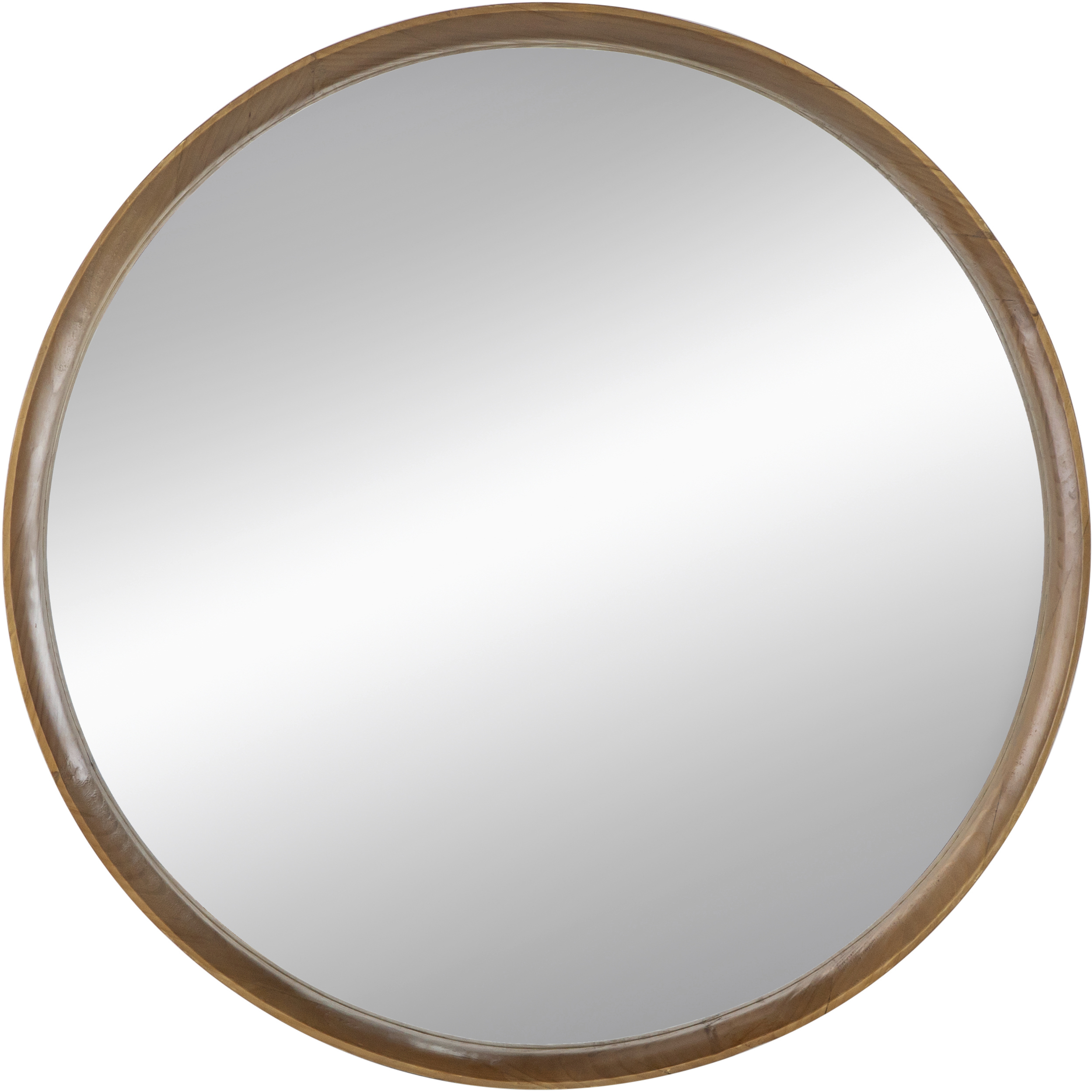 Wayne 31.5 X 31.5 inch Brown Wall Mirror