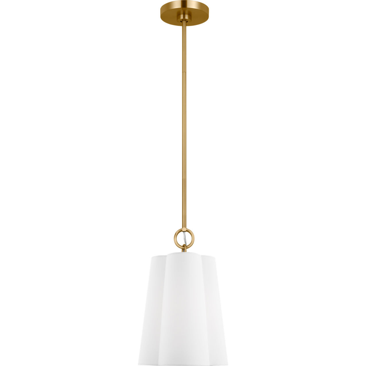 kate spade new york Bronte 1 Light 9.25 inch Burnished Brass Hanging Shade Pendant Ceiling Light