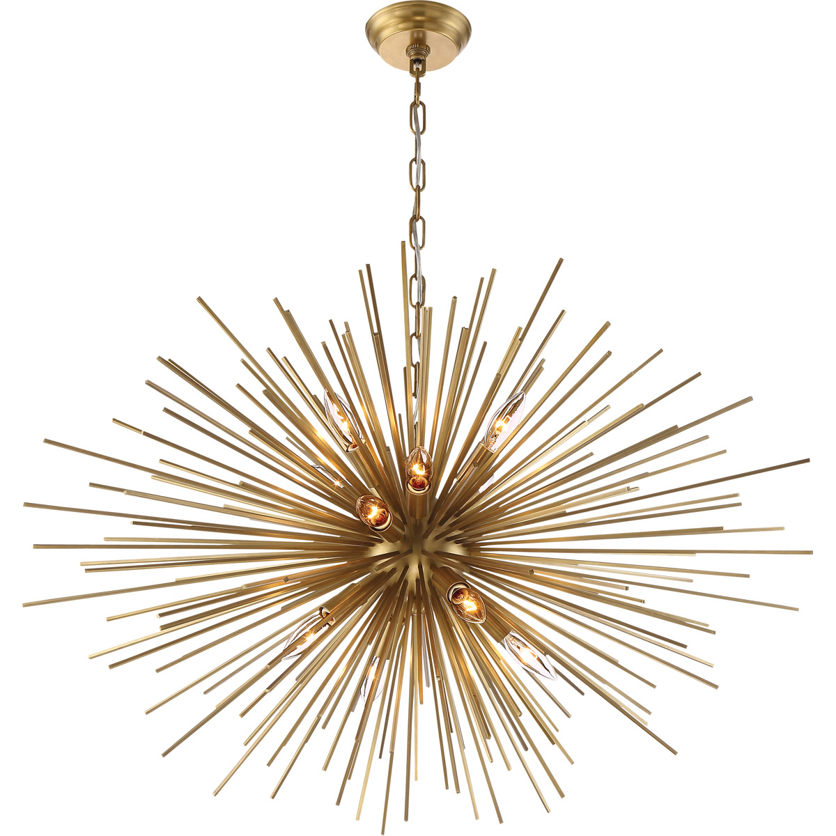 Burst chandelier store