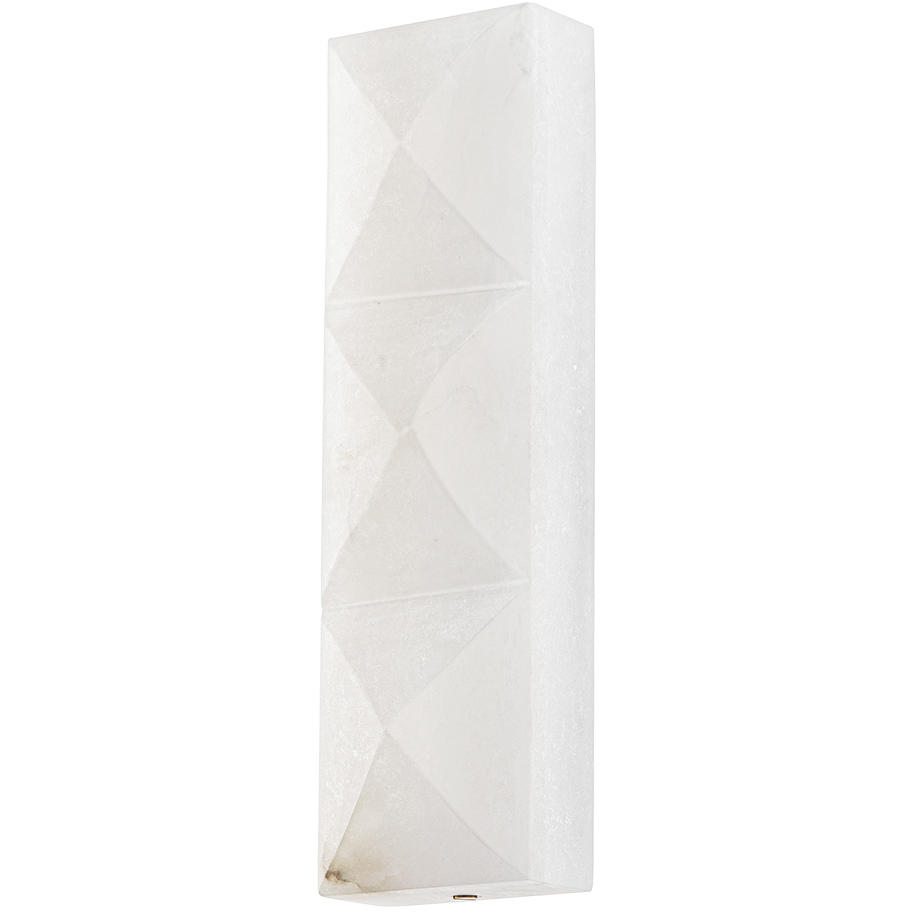 Gypsum LED 5 inch Vintage Brass ADA Wall Sconce Wall Light