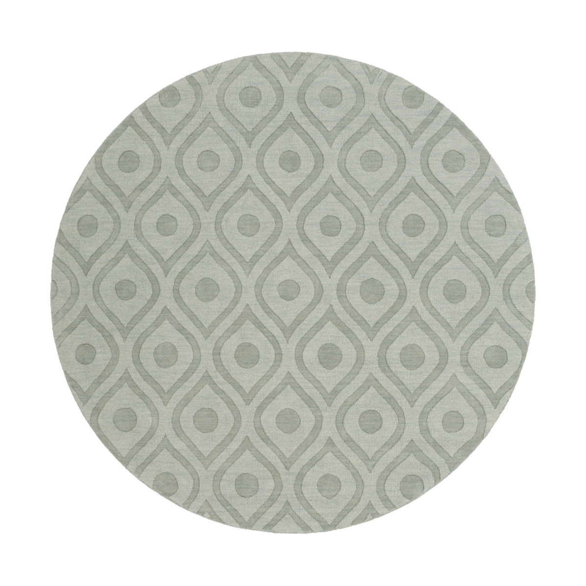 Central Park 72 X 72 inch Sea Foam Indoor Area Rug, Round