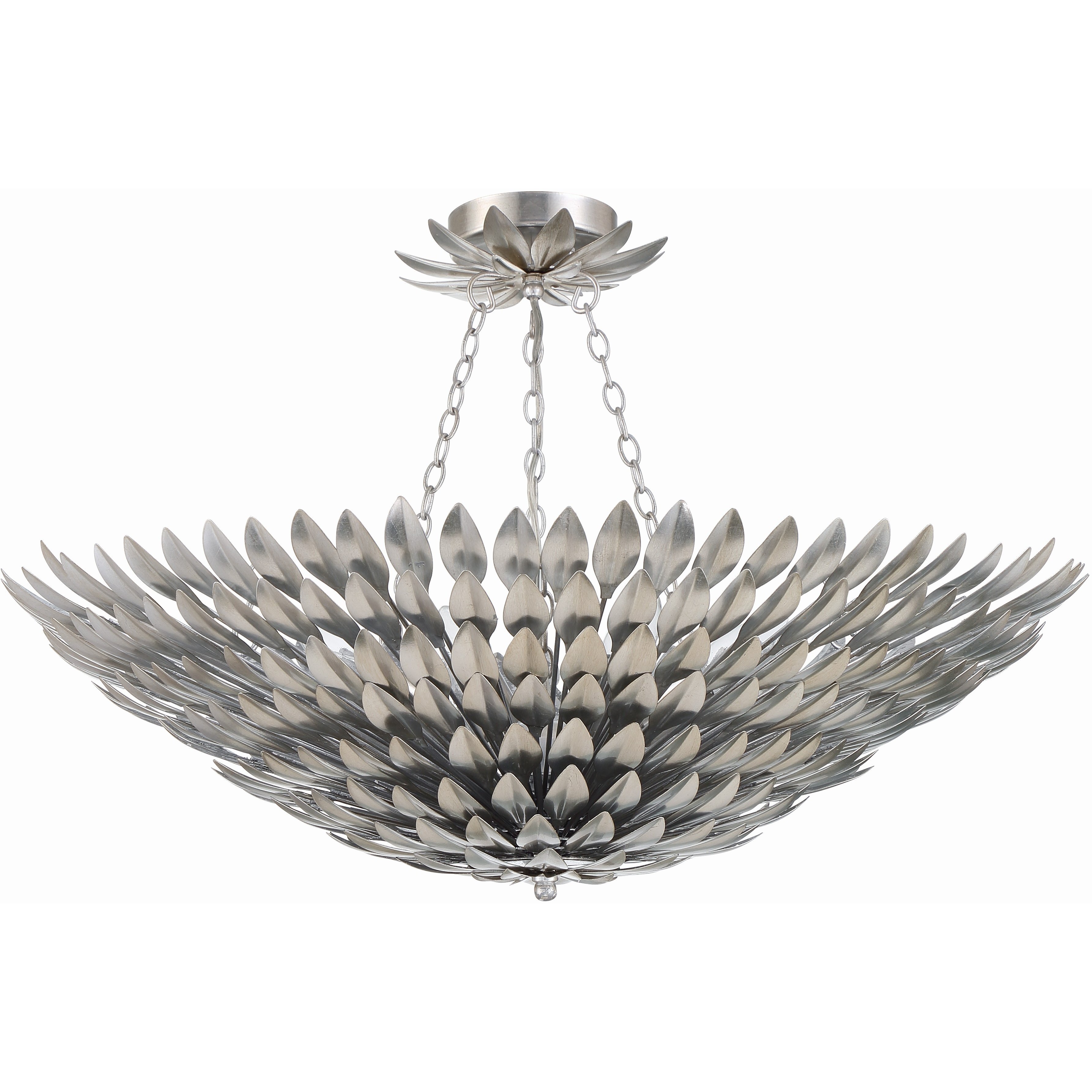 Crystorama flush new arrivals mount