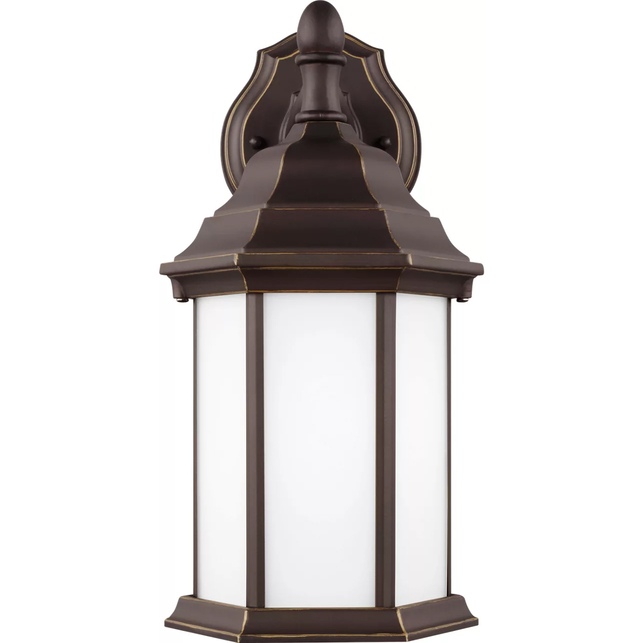 Sevier 1 Light 12.5 inch Antique Bronze Outdoor Wall Lantern, Small