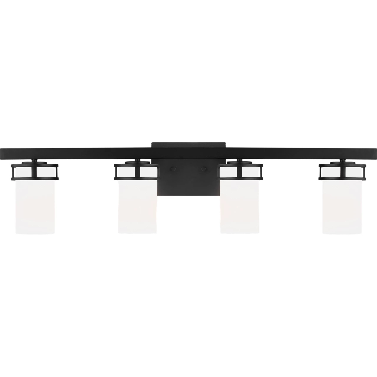 Robie 4 Light 34 inch Midnight Black Wall Bath Fixture Wall Light