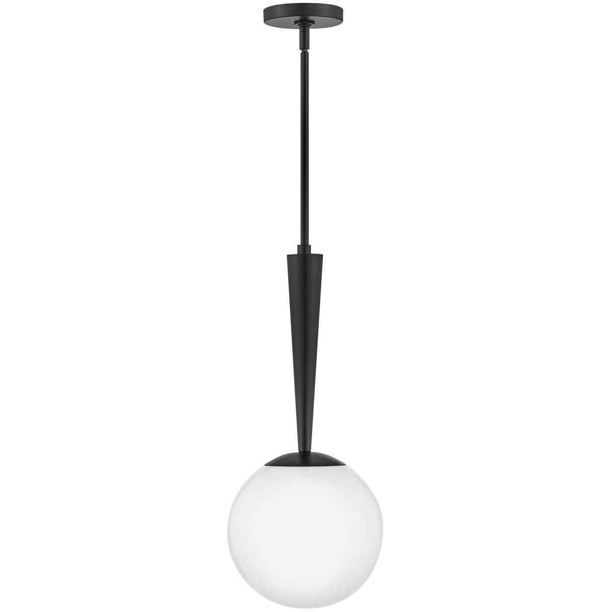 Lark 83507BK Izzy LED 9.75 inch Black Pendant Ceiling Light