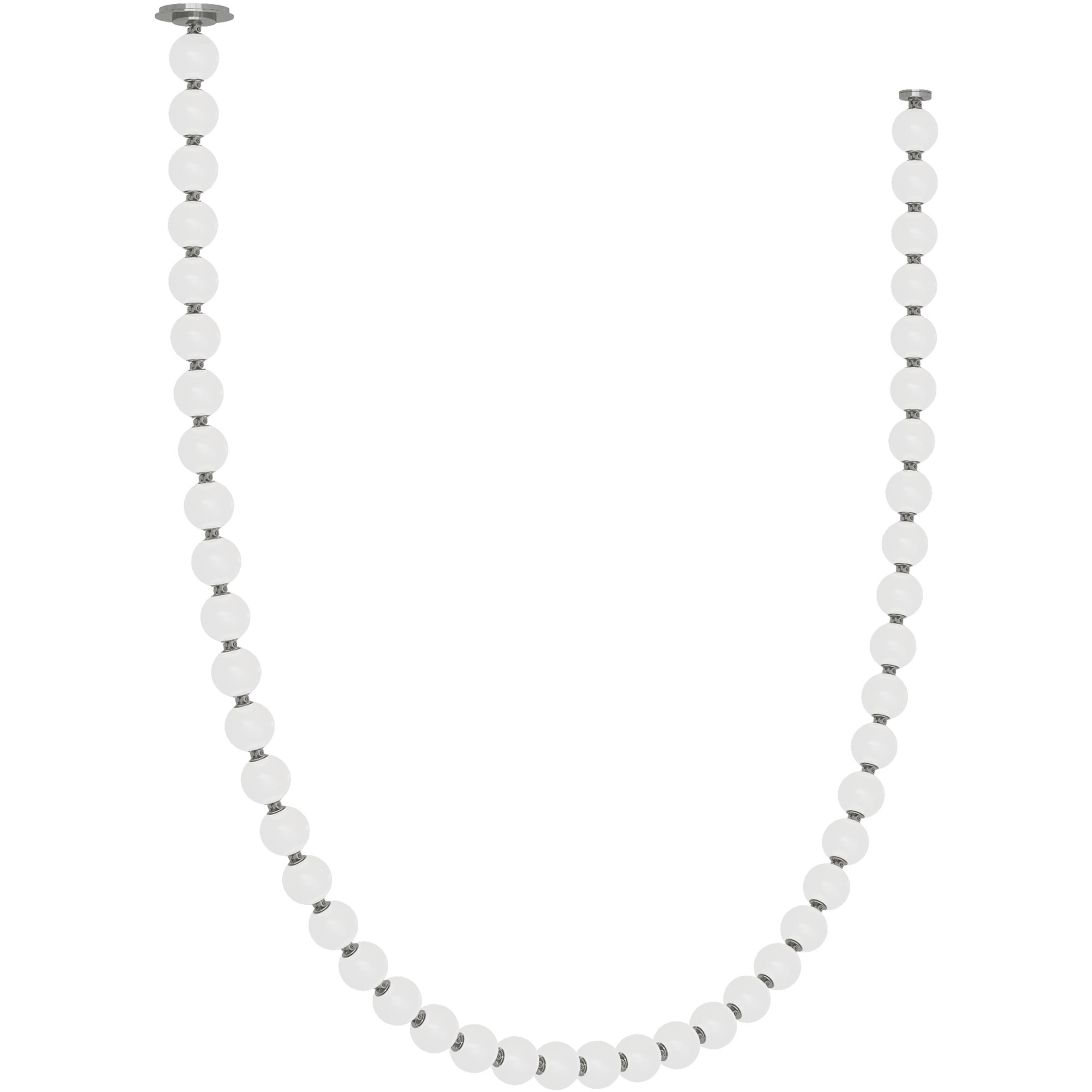 Sean Lavin Perle LED 2.8 inch Polished Nickel Chandelier Ceiling Light in 2700K, Surface