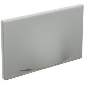 Arc 120V 3.00 watt Satin Grey Steplight, Recessed Horizontal