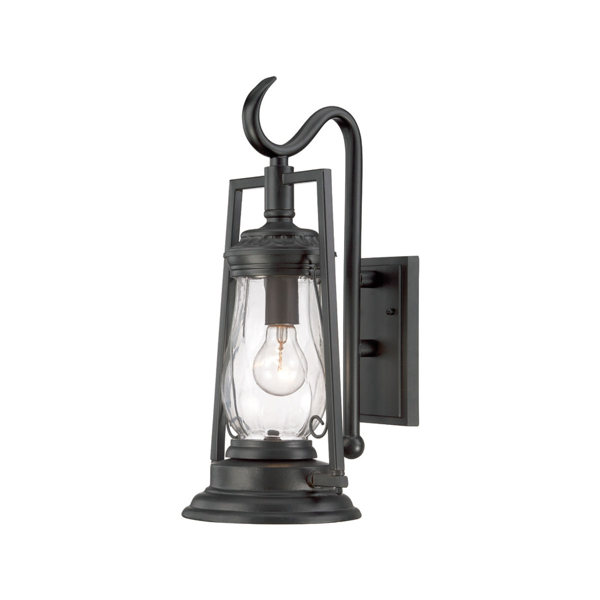 Kero 1 Light 19 inch Matte Black Exterior Wall Mount