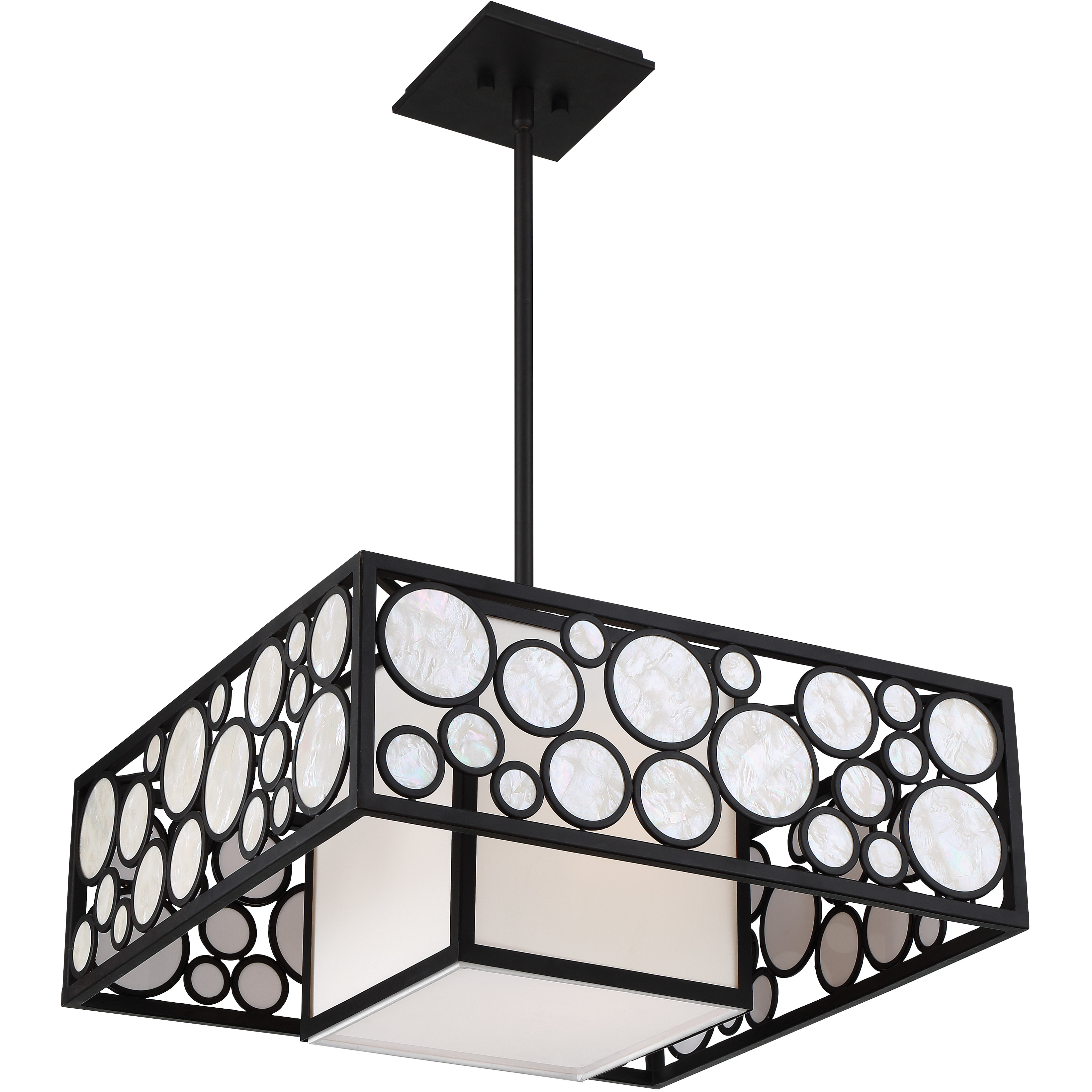 Mosaic 2 Light 21 inch Oil Rubbed Bronze Pendant Ceiling Light