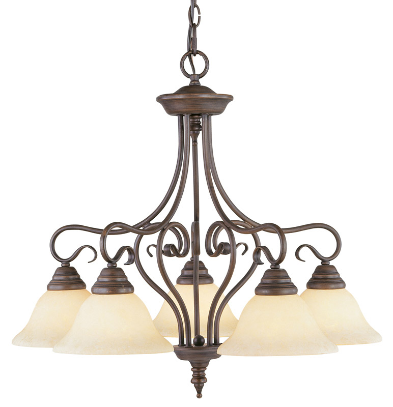 Coronado 5 Light 25.5 inch Imperial Bronze Chandelier Ceiling Light