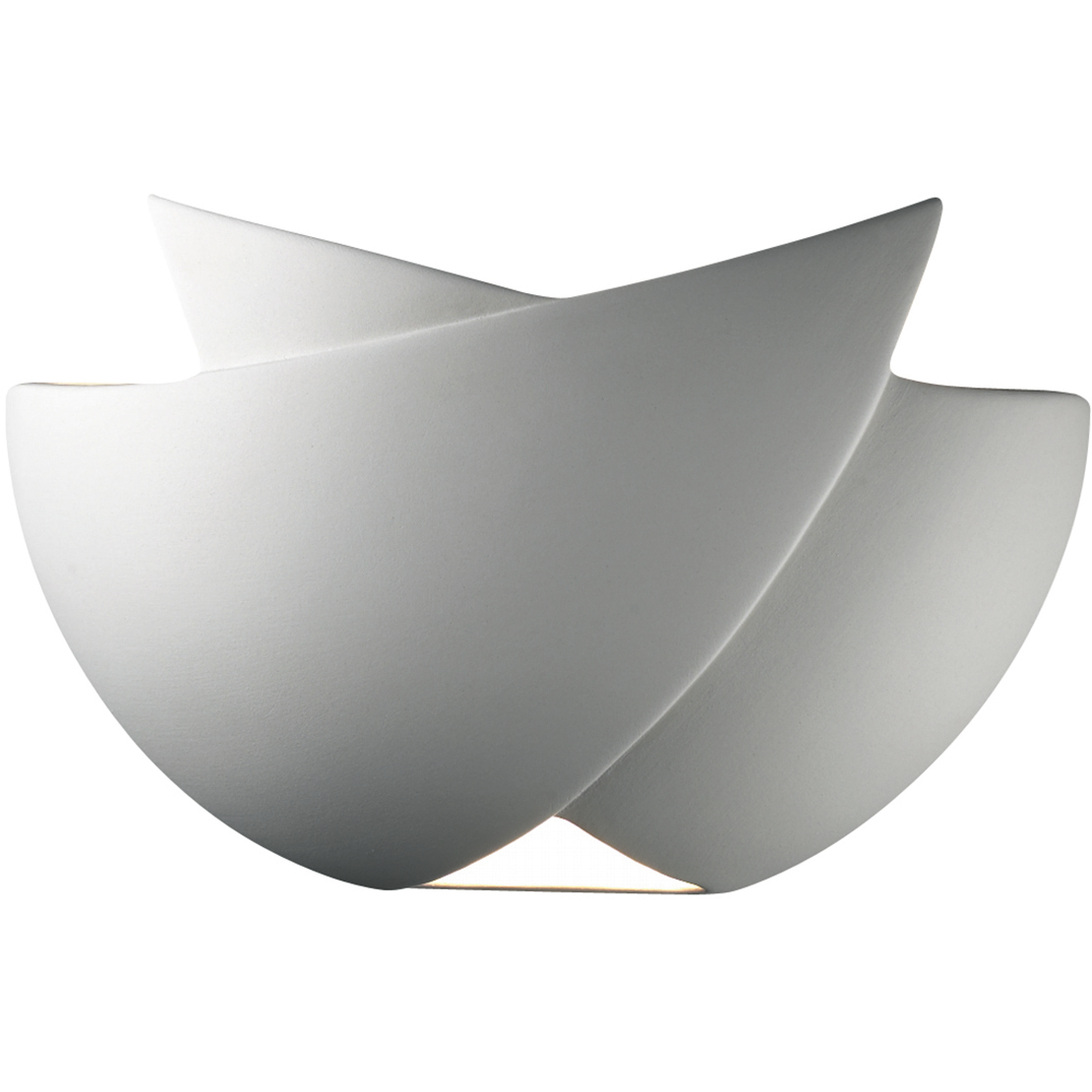 Ambiance LED 11.25 inch White Crackle ADA Wall Sconce Wall Light