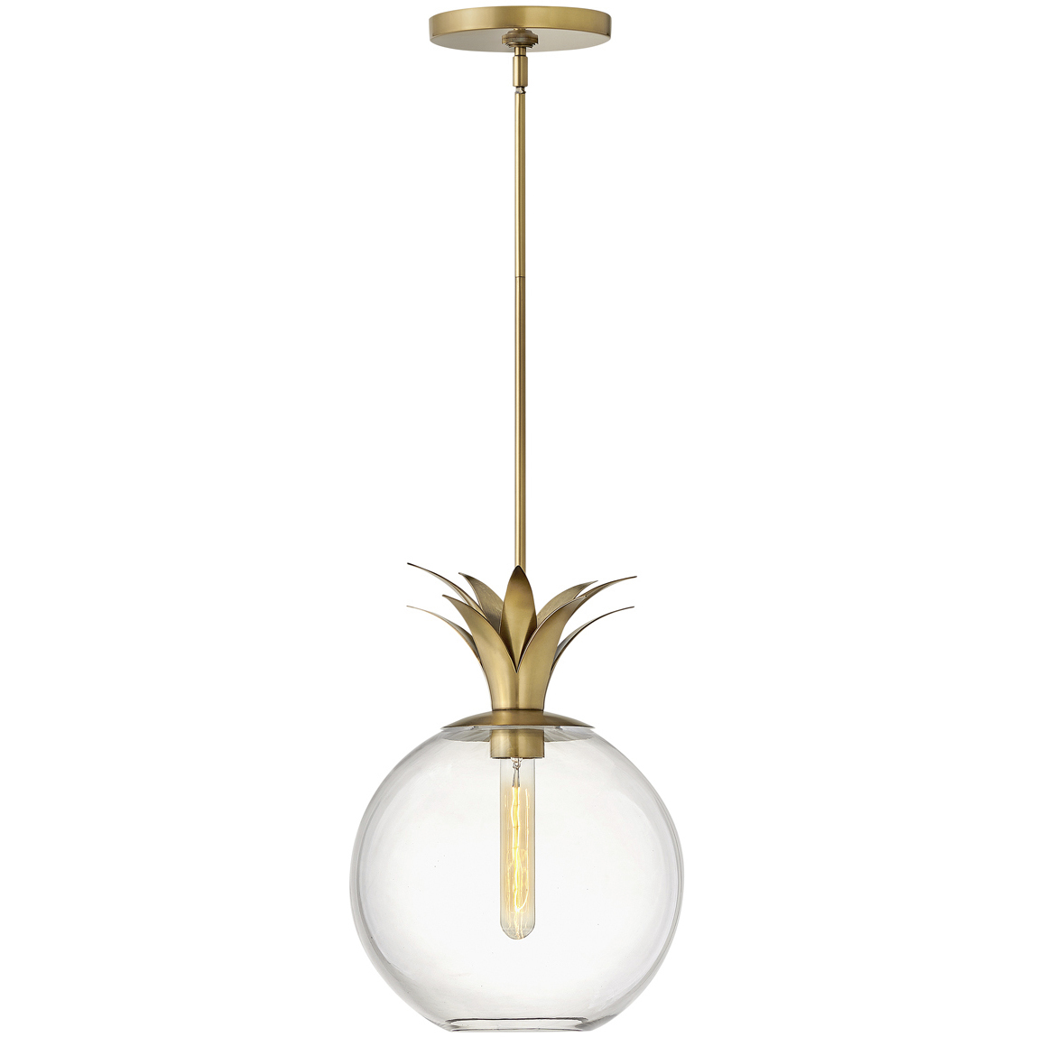 Palma 1 Light 10.75 inch Heritage Brass Indoor Pendant Ceiling Light