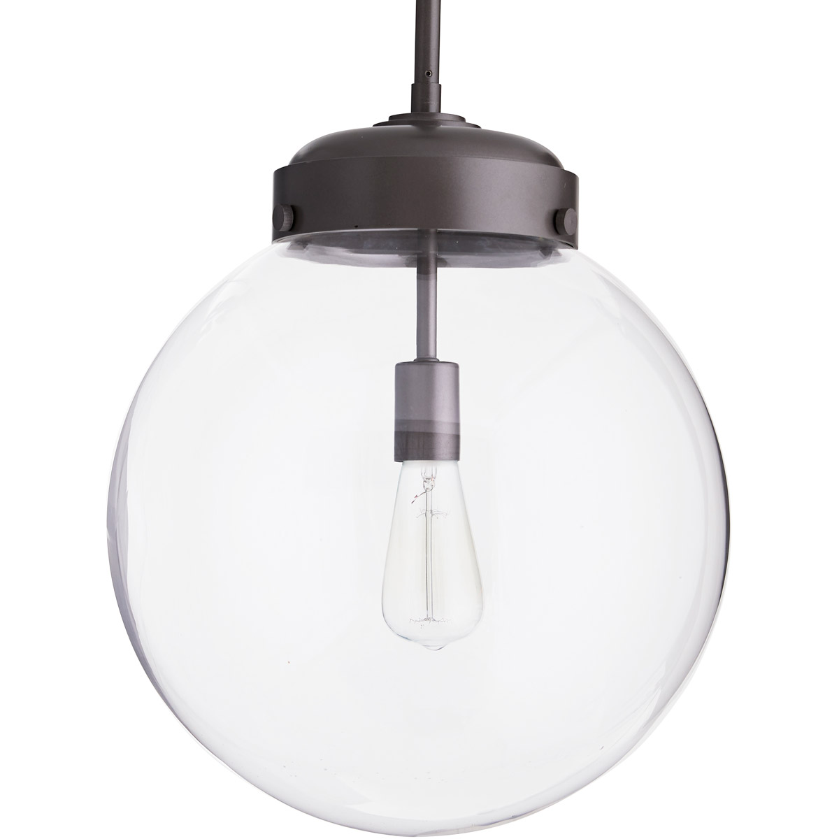 Reeves 1 Light 15.5 inch Aged Iron Outdoor Pendant, Large