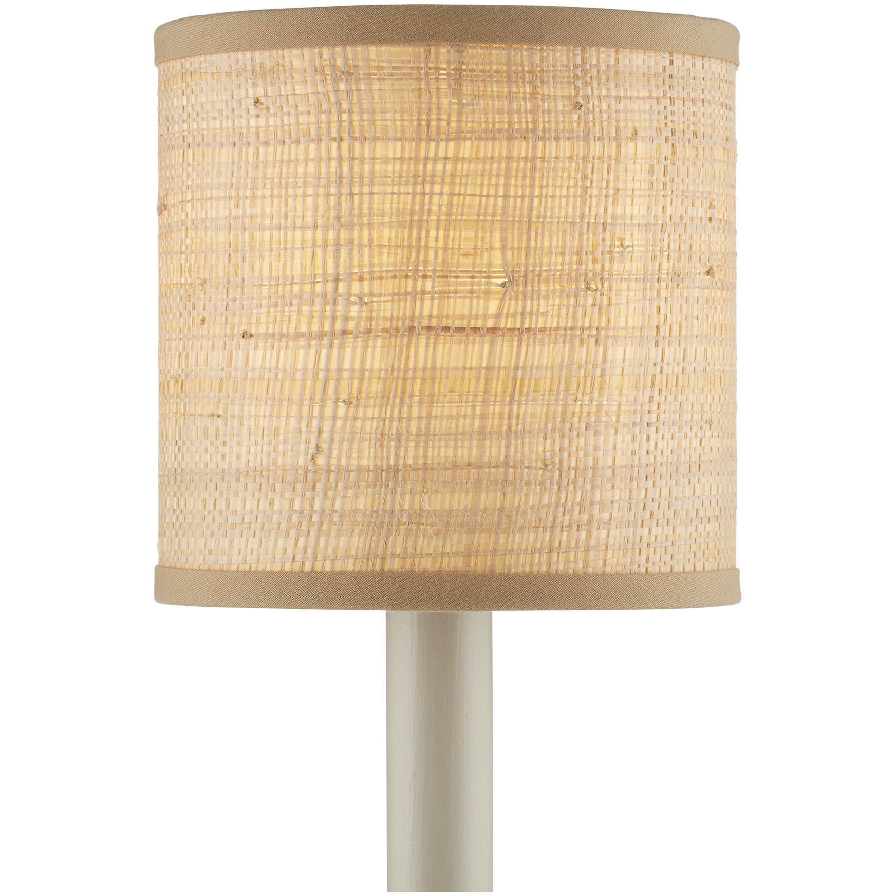 Grasscloth Natural 5 inch Drum Chandelier Shade