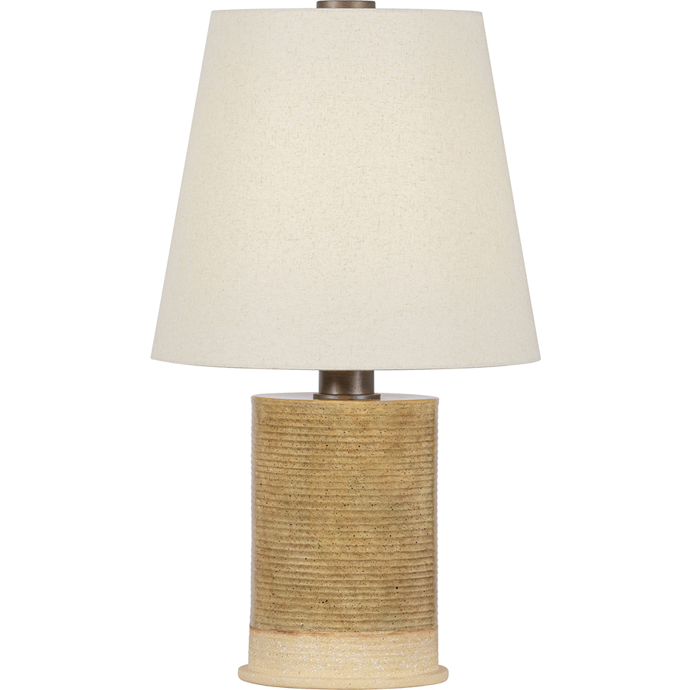 Kerwin 28 inch 15 watt Bronze Leaf and Ceramic Caramel Bisque Table Lamp Portable Light