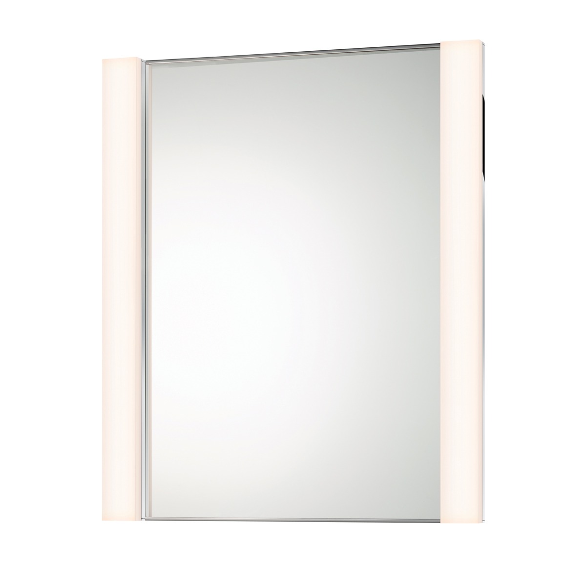 Vanity 36.25 X 30 inch Polished Chrome Mirror Kit