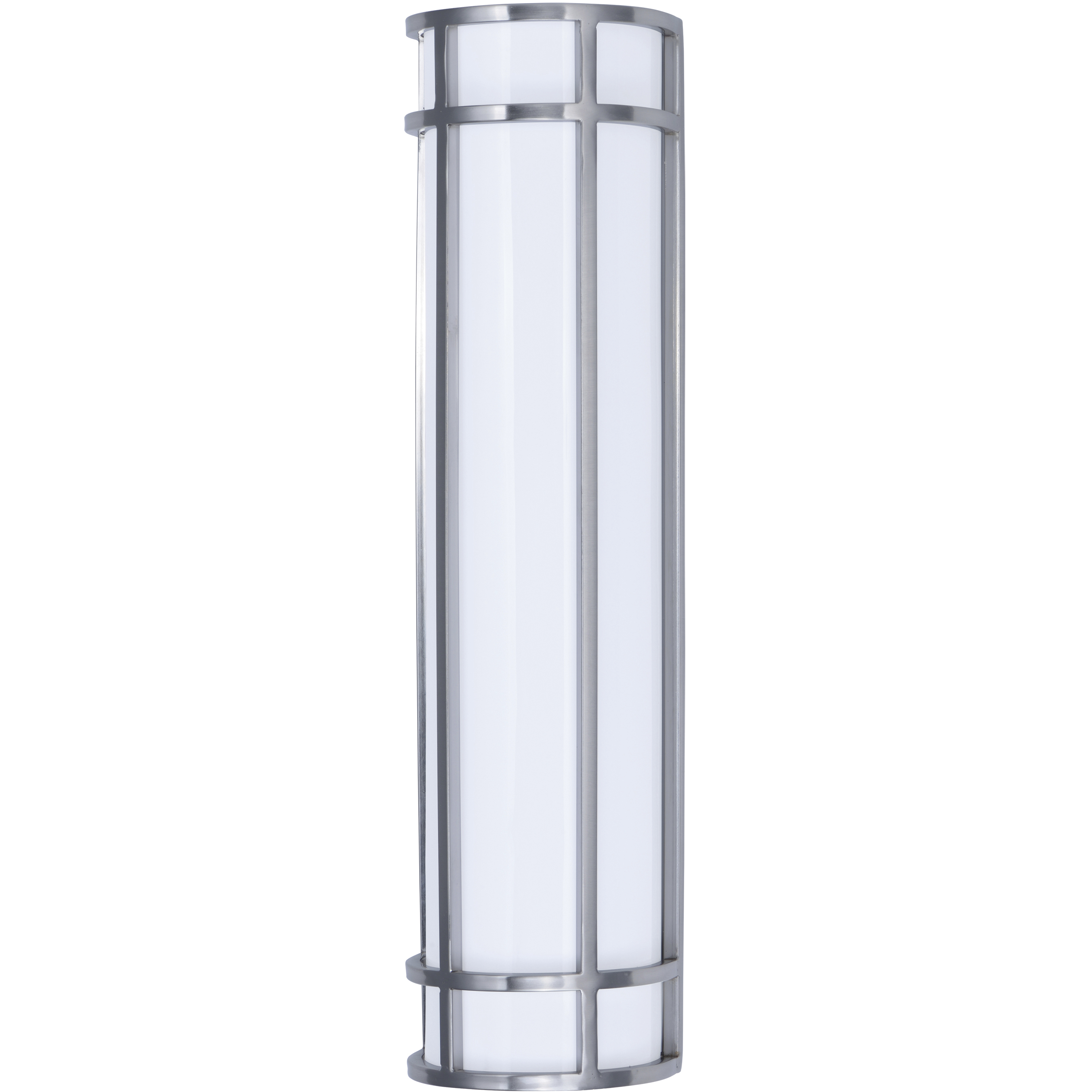 Moon Ray LED 24 inch Satin Nickel Outdoor Wall Mount