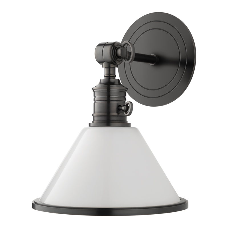 Garden City 8.5 inch 100 watt Old Bronze Pivot Wall Sconce Wall Light