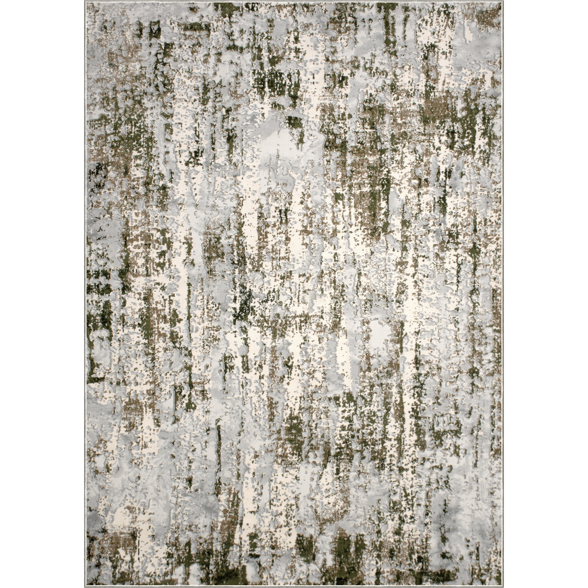 Ariella 122 X 122 inch Grey and Green Indoor Rug, Large