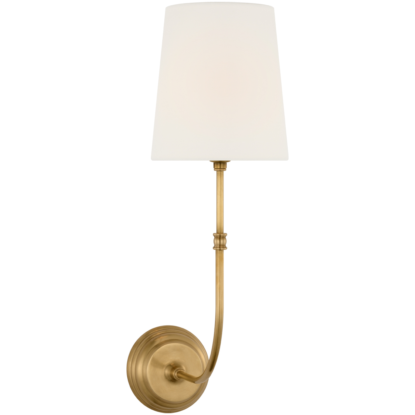 Suzanne Kasler Wyatt LED 6.25 inch Hand-Rubbed Antique Brass Sconce Wall Light