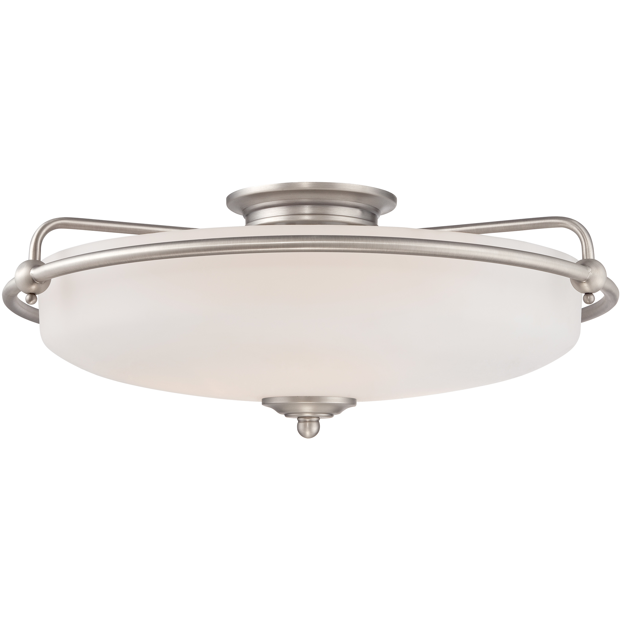 Quoizel Griffin 4 Light 21 inch Antique Nickel Flush Mount Ceiling Light GF1621AN - Open Box