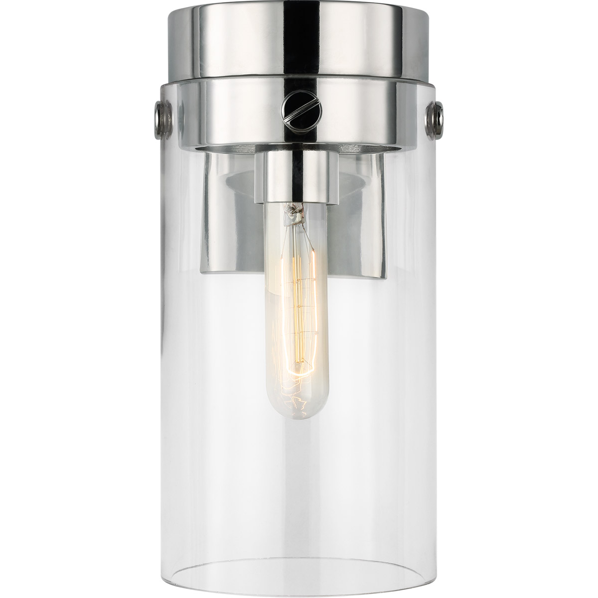 C&M by Chapman & Myers Garrett 1 Light 5.38 inch Polished Nickel Wall Sconce Wall Light