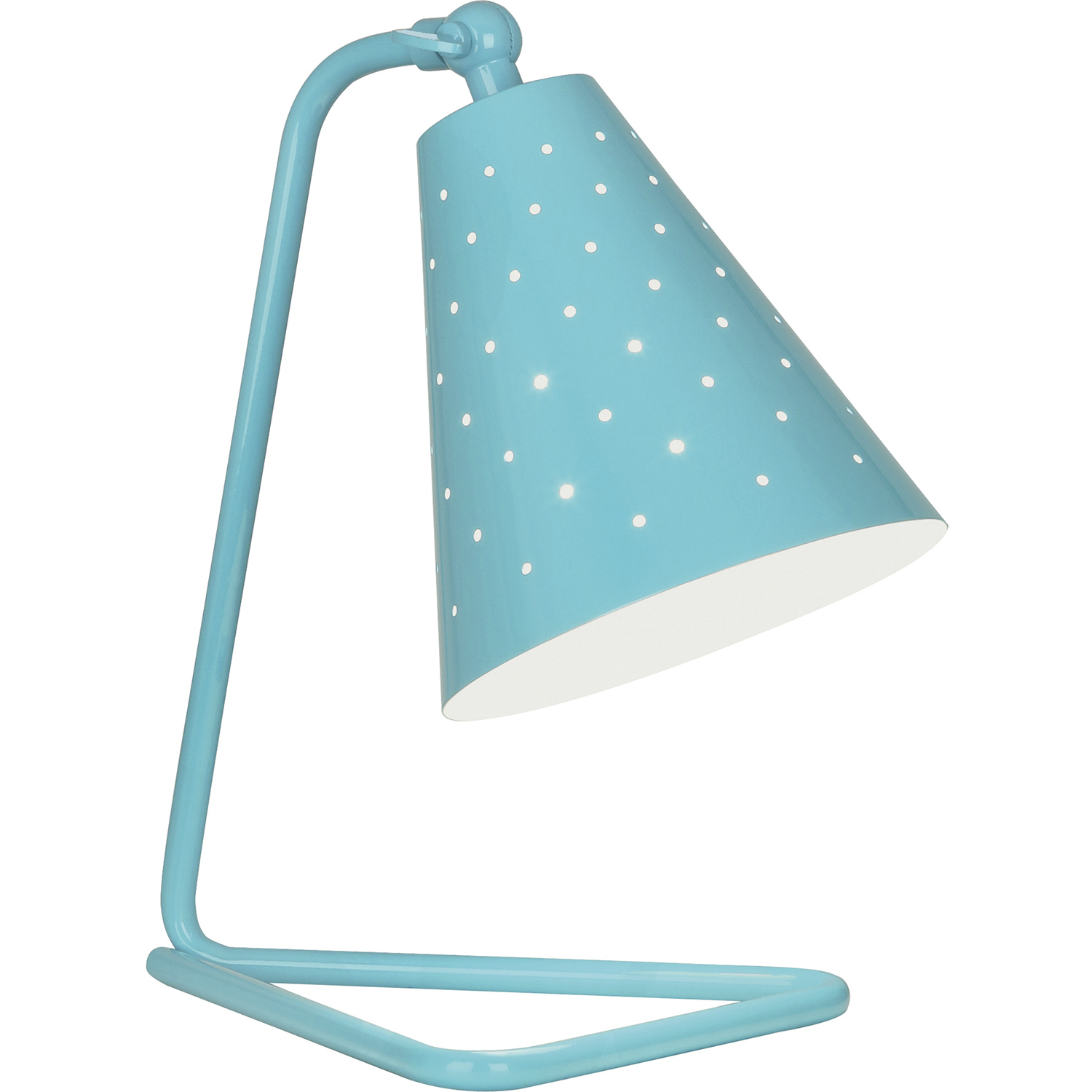 Pierce 14.13 inch 60 watt Egg Blue Accent Lamp Portable Light