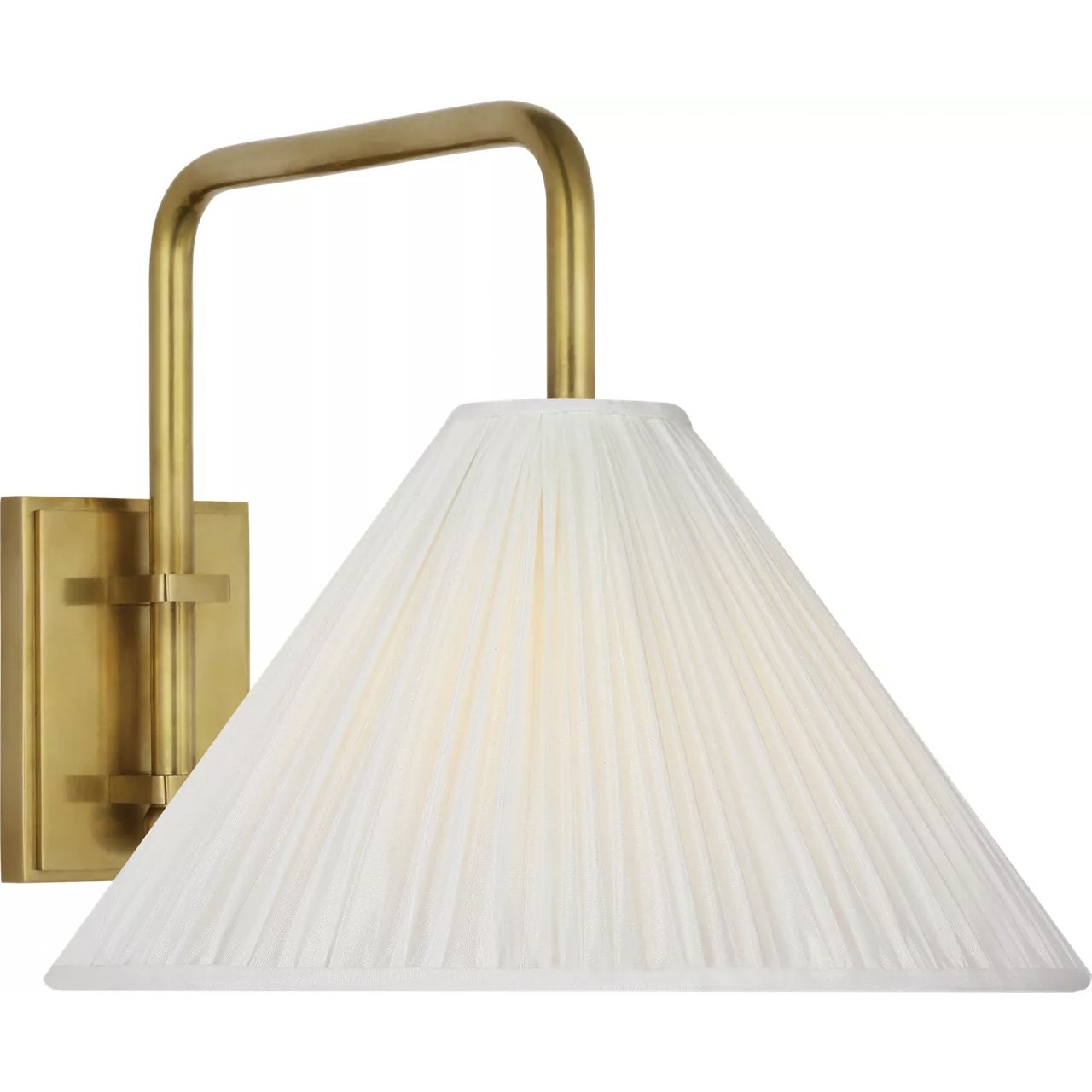 Amber Lewis Waylon LED 10 inch Hand-Rubbed Antique Brass Articulating Sconce Wall Light