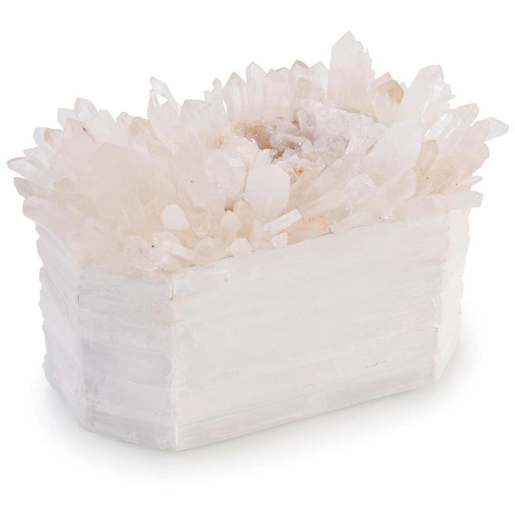 Leah 10.5 X 5.5 inch Crystals On White Box