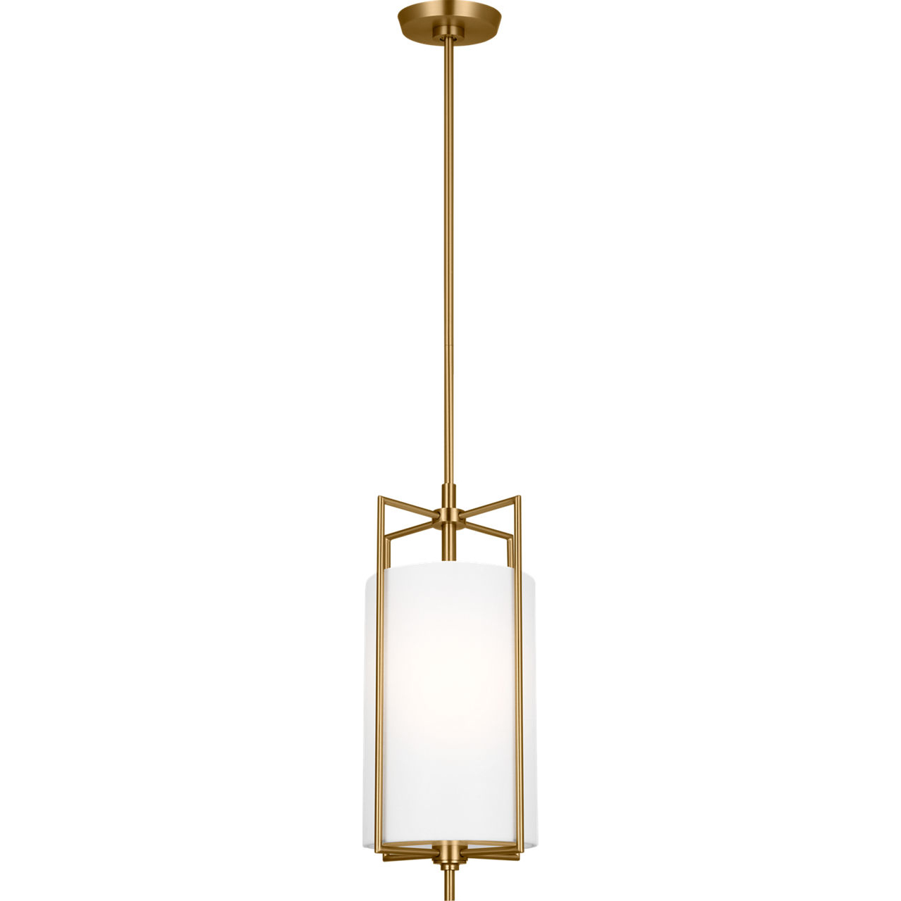 C&M by Chapman & Myers Perno 1 Light 9.5 inch Burnished Brass Pendant Ceiling Light