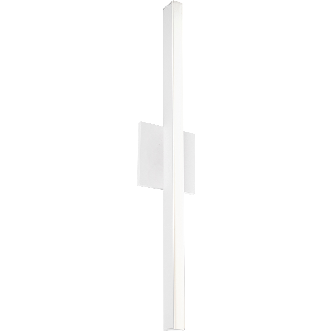 Vega LED 1 inch White ADA Wall Sconce Wall Light