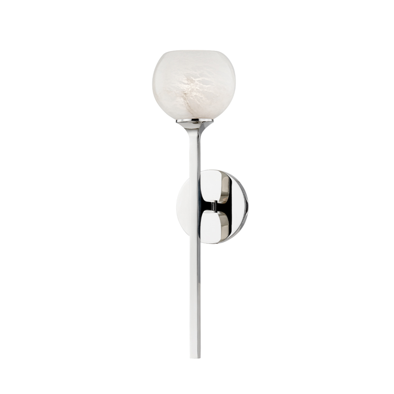 Melton LED 5 inch Polished Nickel Wall Sconce Wall Light