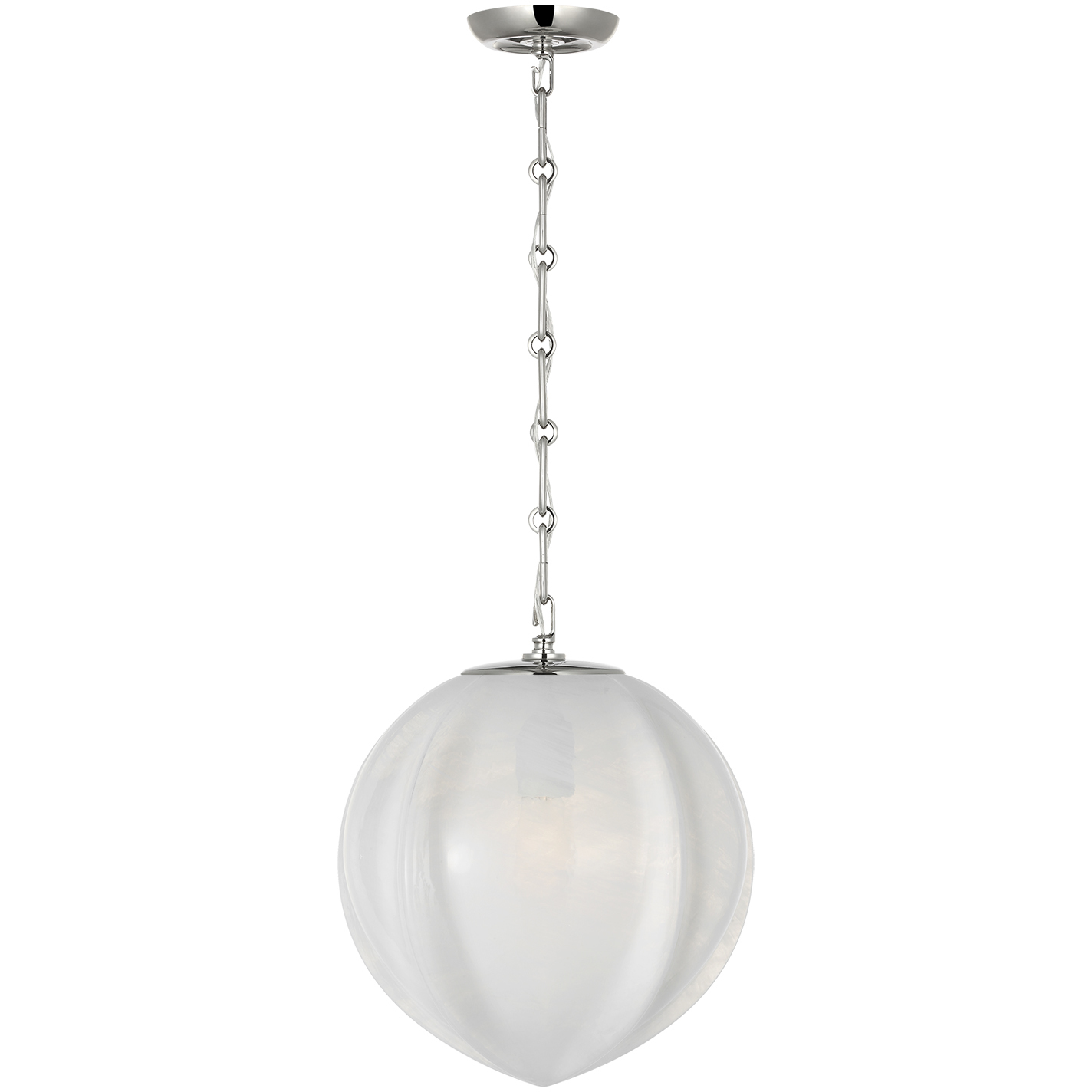 AERIN Rae LED 13 inch Polished Nickel Pendant Ceiling Light
