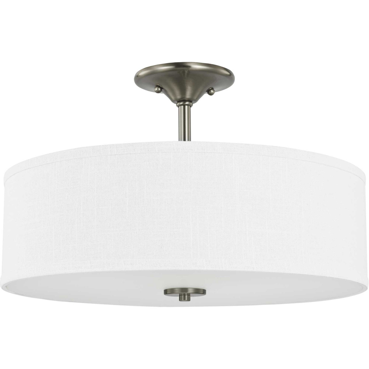 Inspire 3 Light 18 inch Brushed Nickel Semi-Flush Mount Ceiling Light