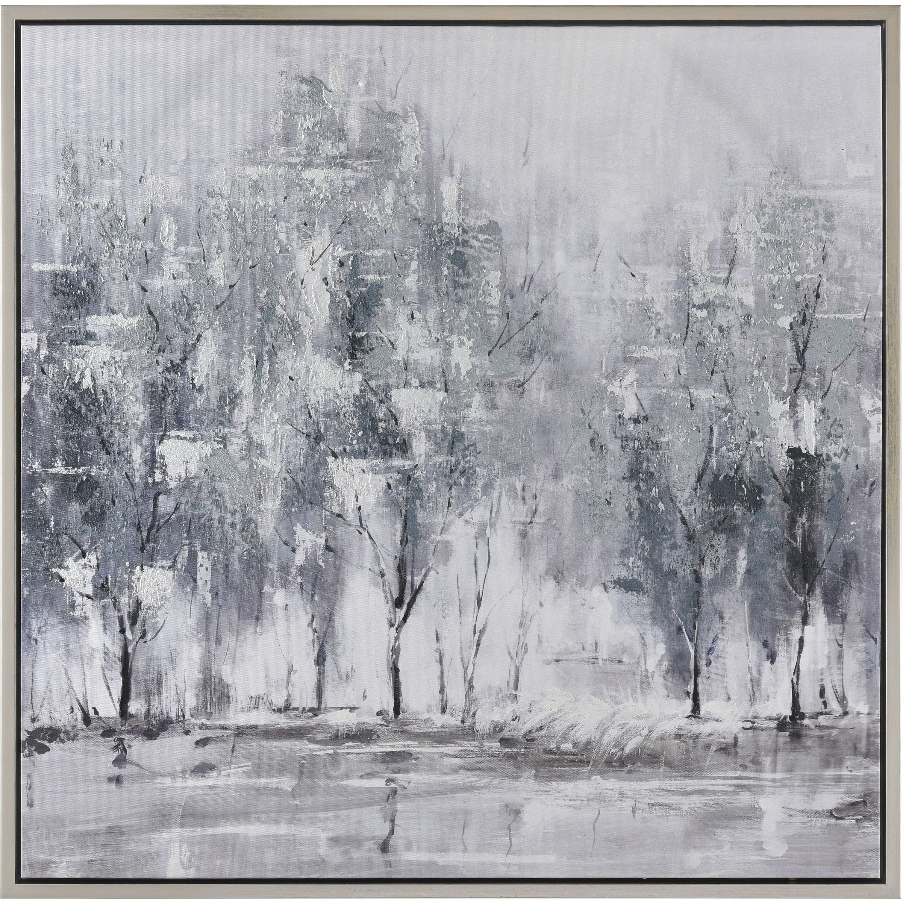 Kearns Forest Gray Framed Wall Art