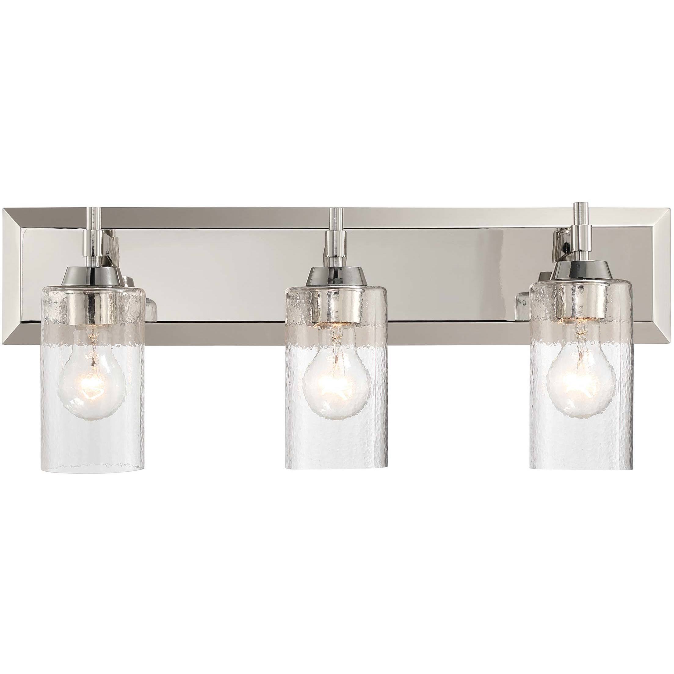 Yep Brilia 3 Light 24 inch Polished Nickel Vanity Light Wall Light