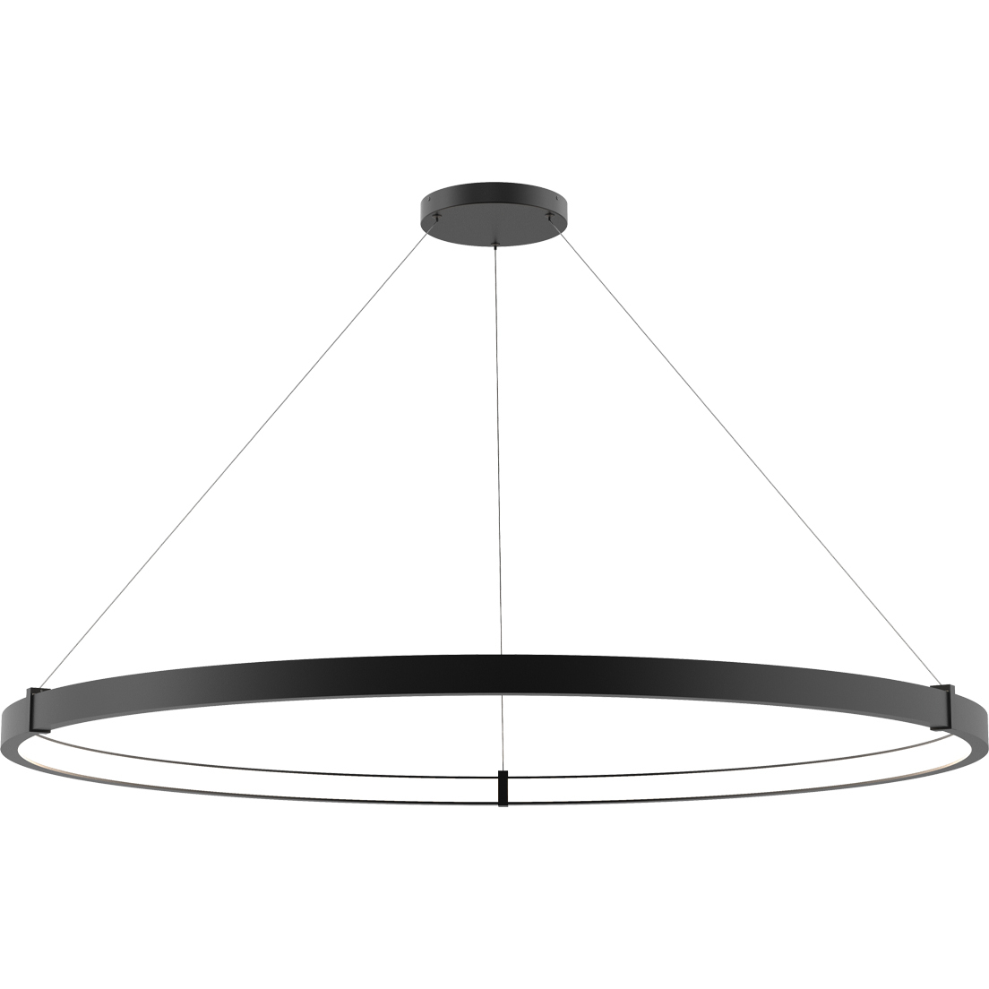 Mucci LED 60 inch Black Chandelier Ceiling Light