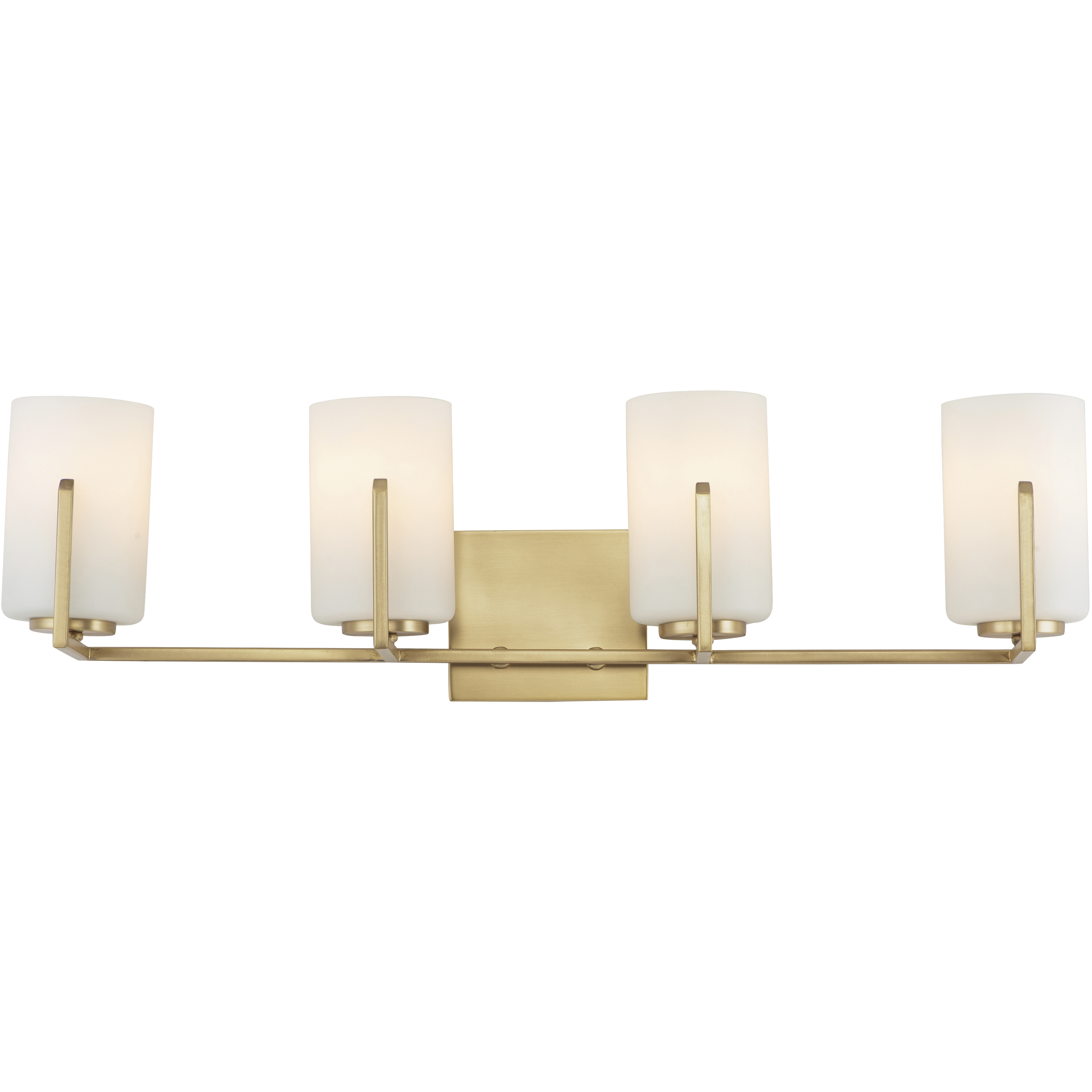 Dart 4 Light 29.75 inch Natural Aged Brass Bath Vanity Wall Light