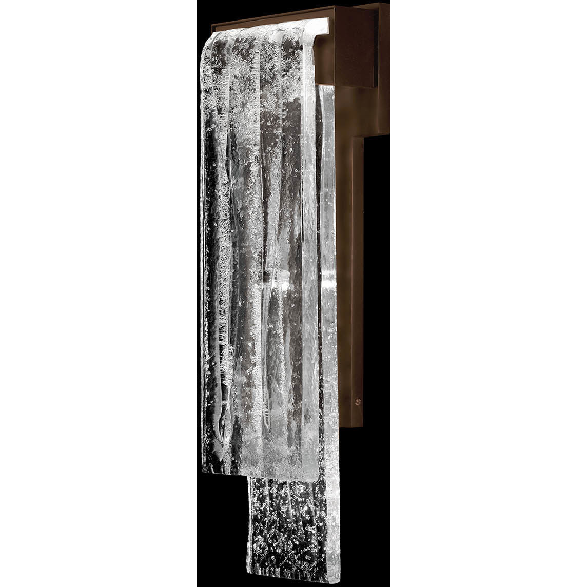 Waterfall 21.25 inch Outdoor Bronze Outdoor Wall Sconce