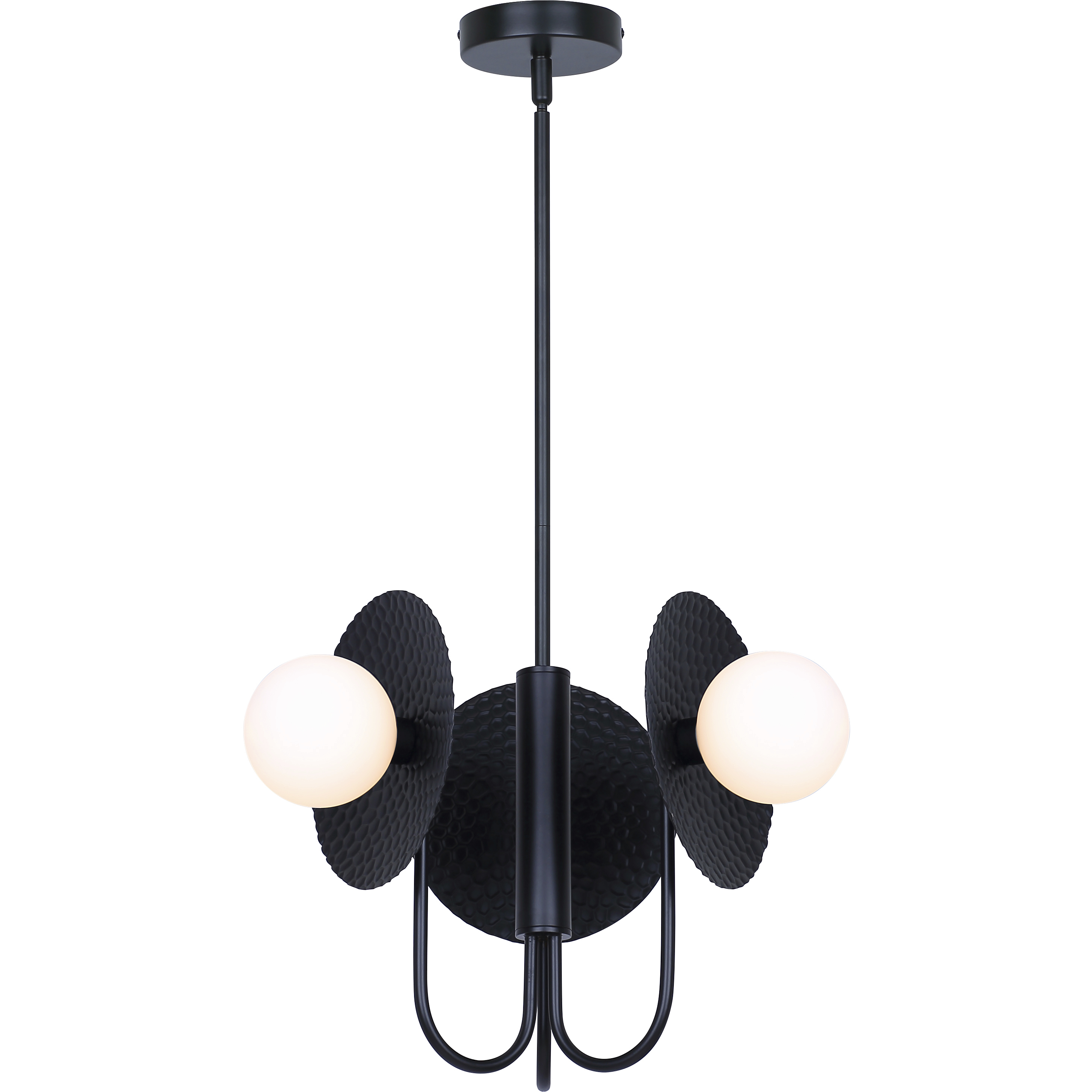 Mierka 3 Light 17.5 inch Black Chandelier Ceiling Light