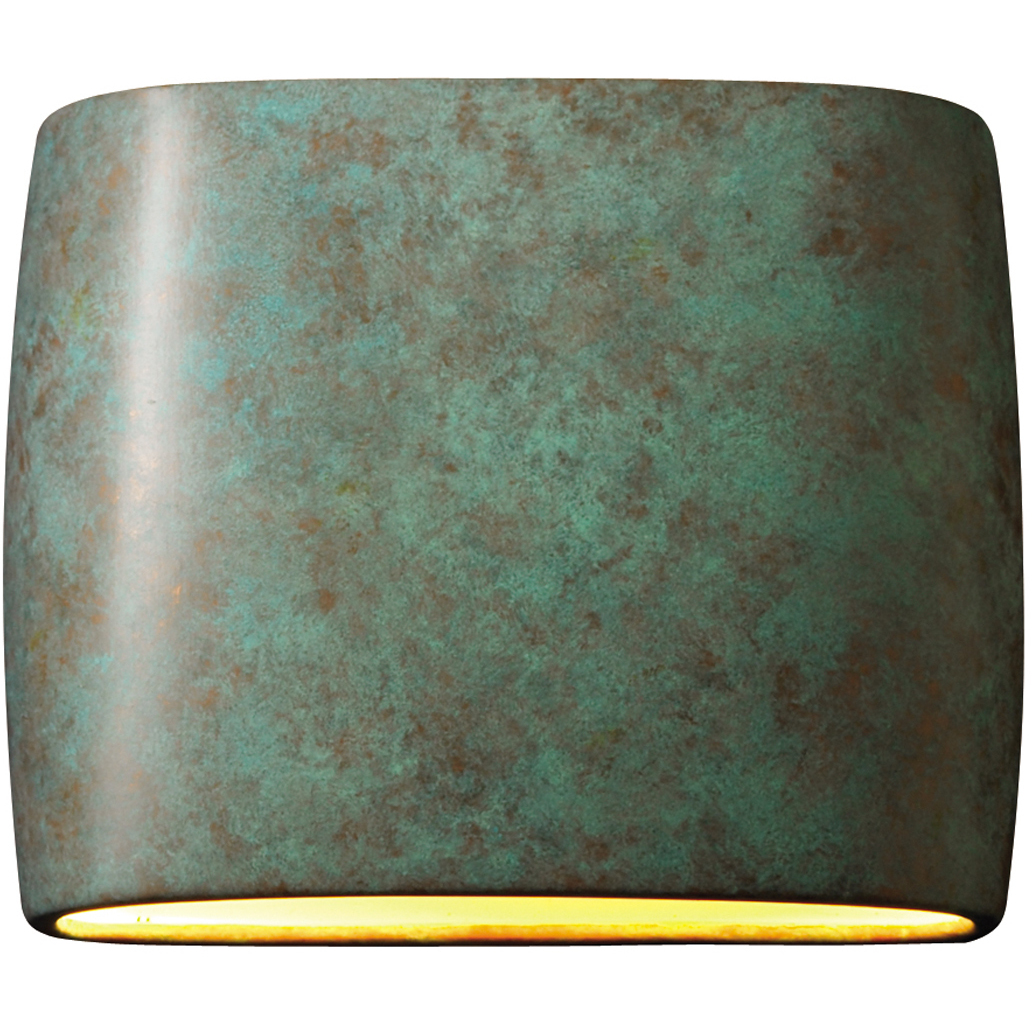 Ambiance LED 12 inch Real Rust ADA Wall Sconce Wall Light in 2000 Lm LED