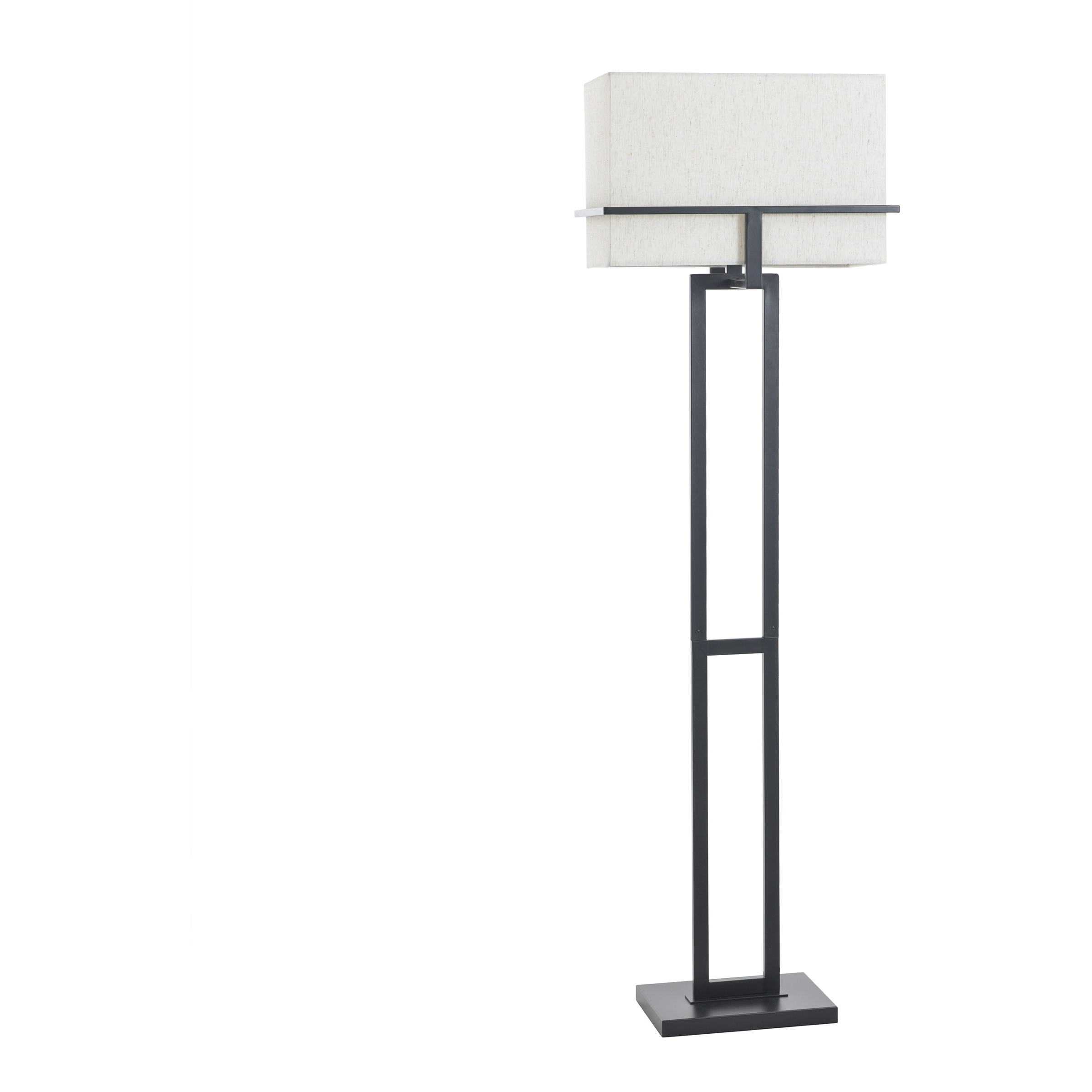 Cameron 61.5 inch 100.00 watt Tabby Black Floor Lamp Portable Light